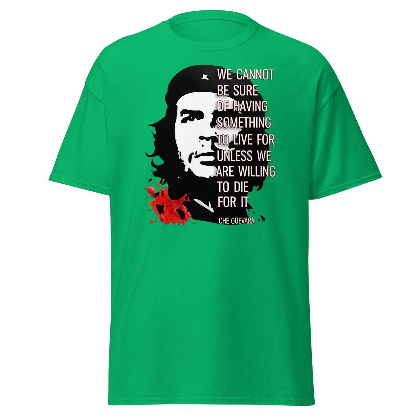 Che Guevara Quote T-Shirt - Revolutionary Graphic Tee - Irish Green - T-Shirts Online