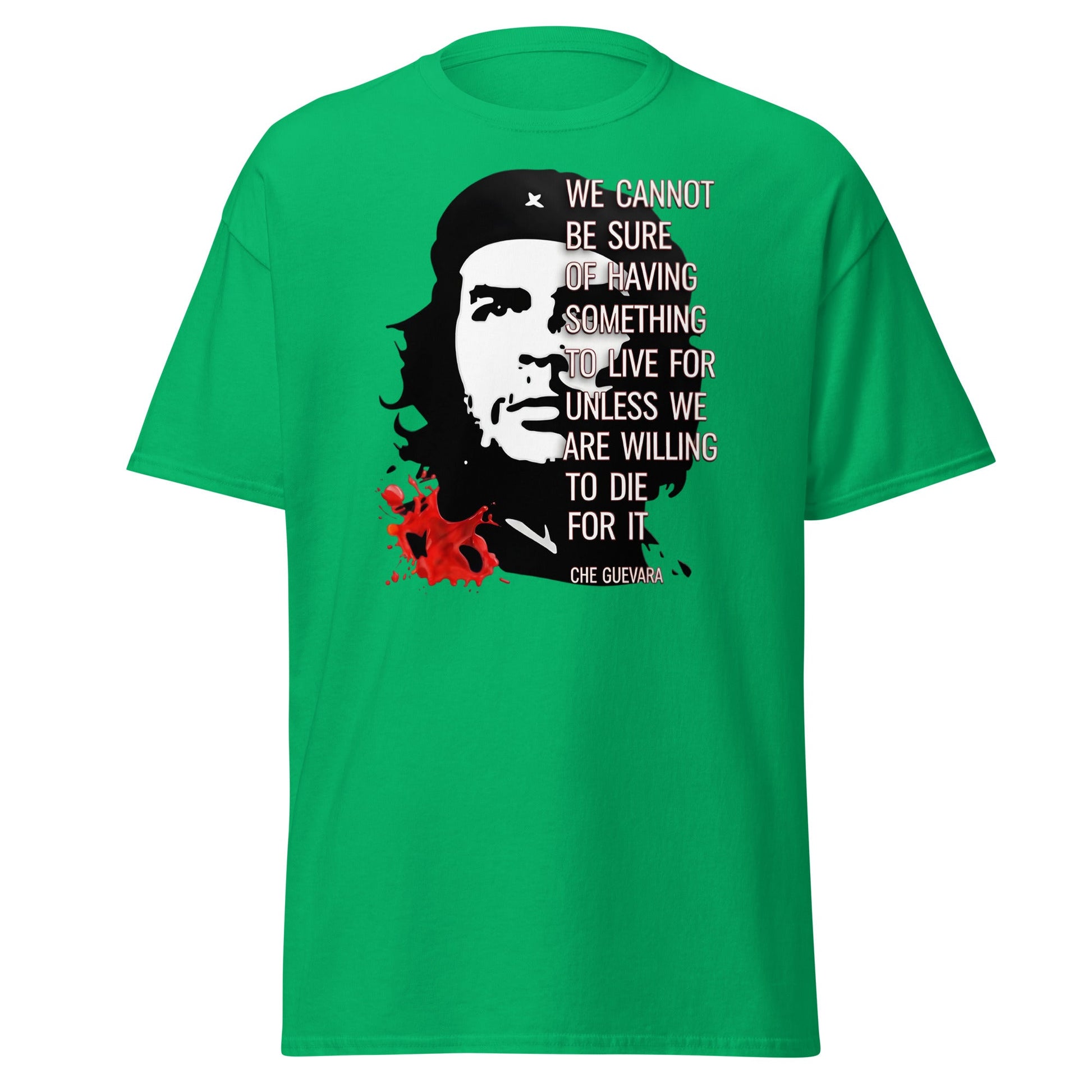 Che Guevara Quote T-Shirt - Revolutionary Graphic Tee - Irish Green - T-Shirts Online