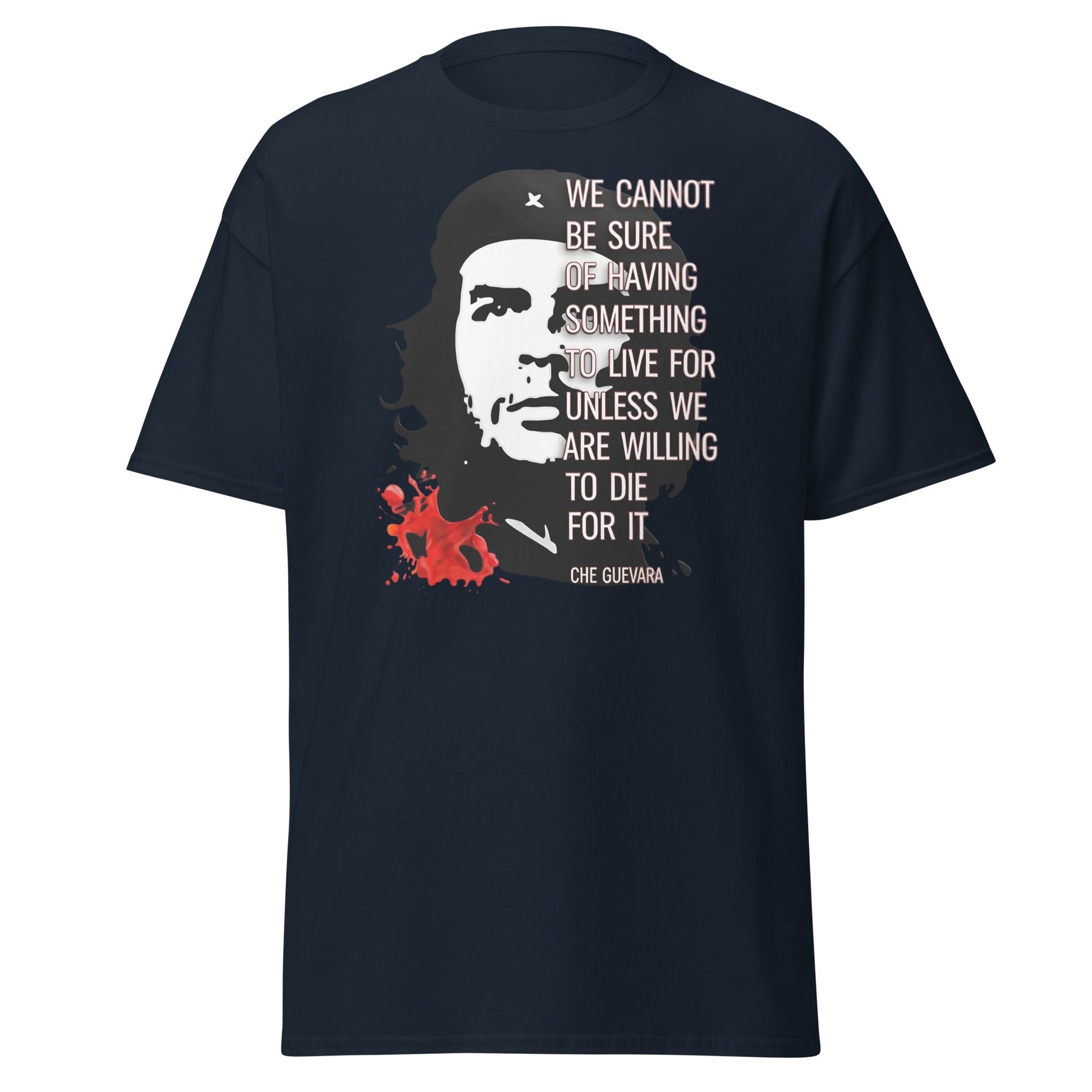 Che Guevara Quote T-Shirt - Revolutionary Graphic Tee - Navy - T-Shirts Online
