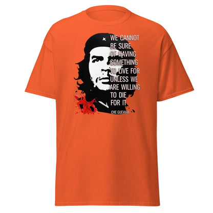 Che Guevara Quote T-Shirt - Revolutionary Graphic Tee - Orange - T-Shirts Online