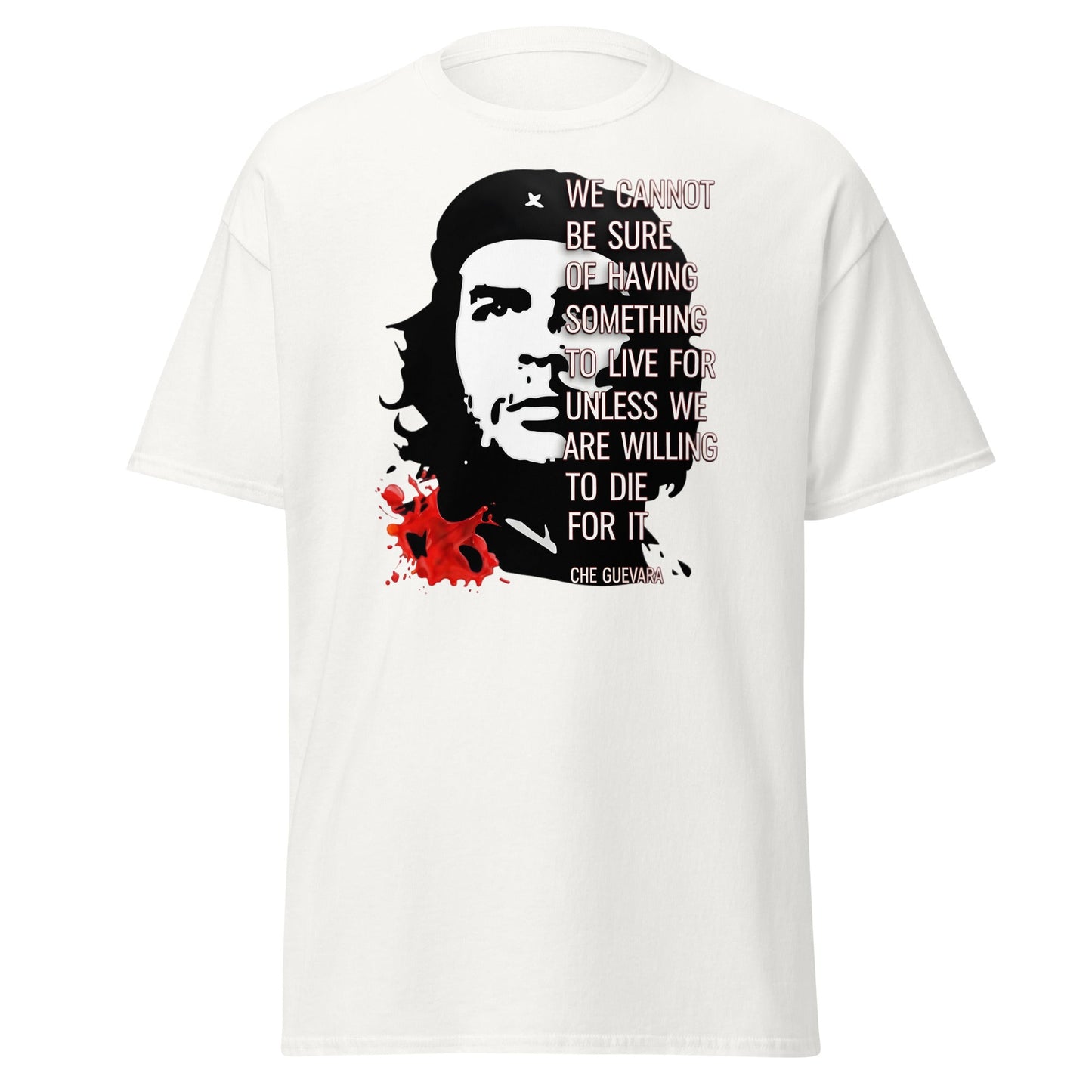 Che Guevara Quote T-Shirt - Revolutionary Graphic Tee - White - T-Shirts Online