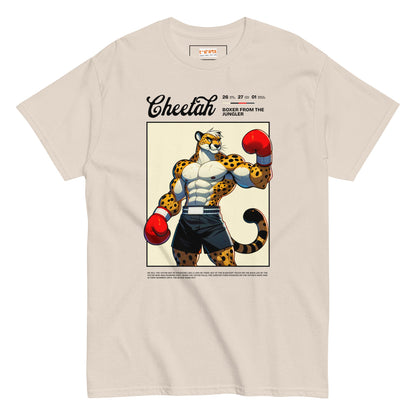 Cheetah Boxer T-Shirt - Natural - T-Shirts Online