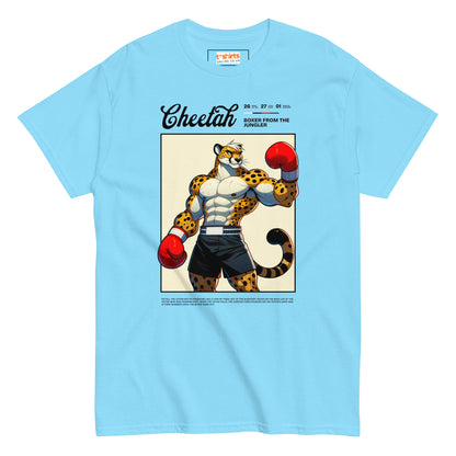 Cheetah Boxer T-Shirt - Sky - T-Shirts Online