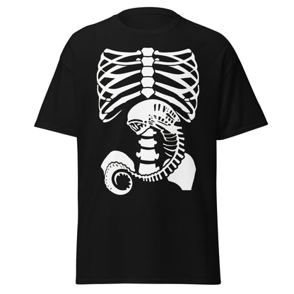 Chestburster Rib Cage Alien Horror Movie T-Shirt - Black - T-Shirts Online