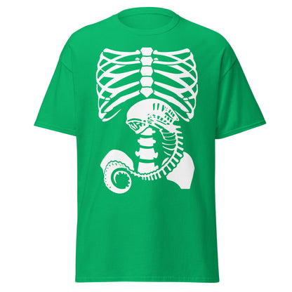 Chestburster Rib Cage Alien Horror Movie T-Shirt - Irish Green - T-Shirts Online