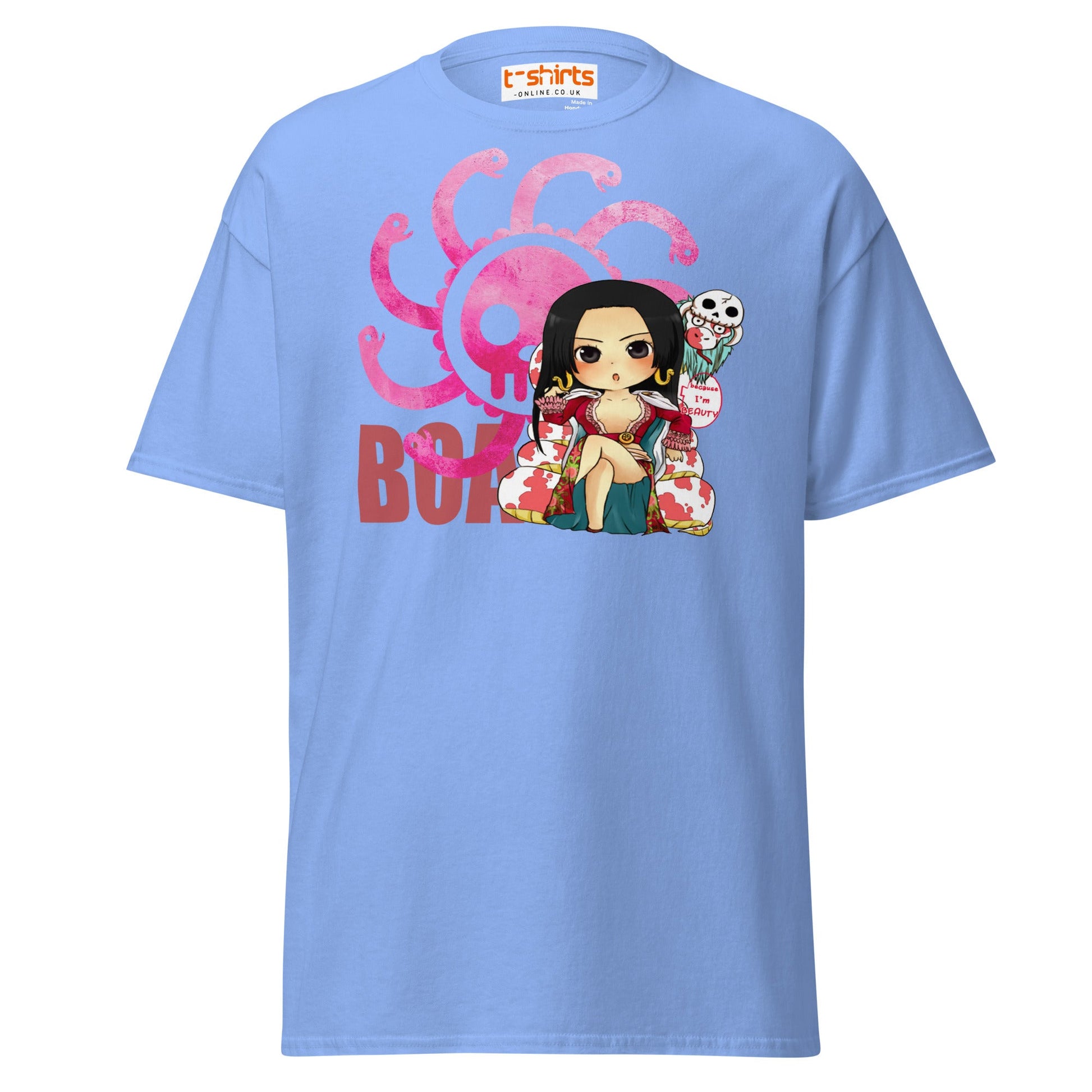Chibi Beauty T-Shirt - Carolina Blue - T-Shirts Online