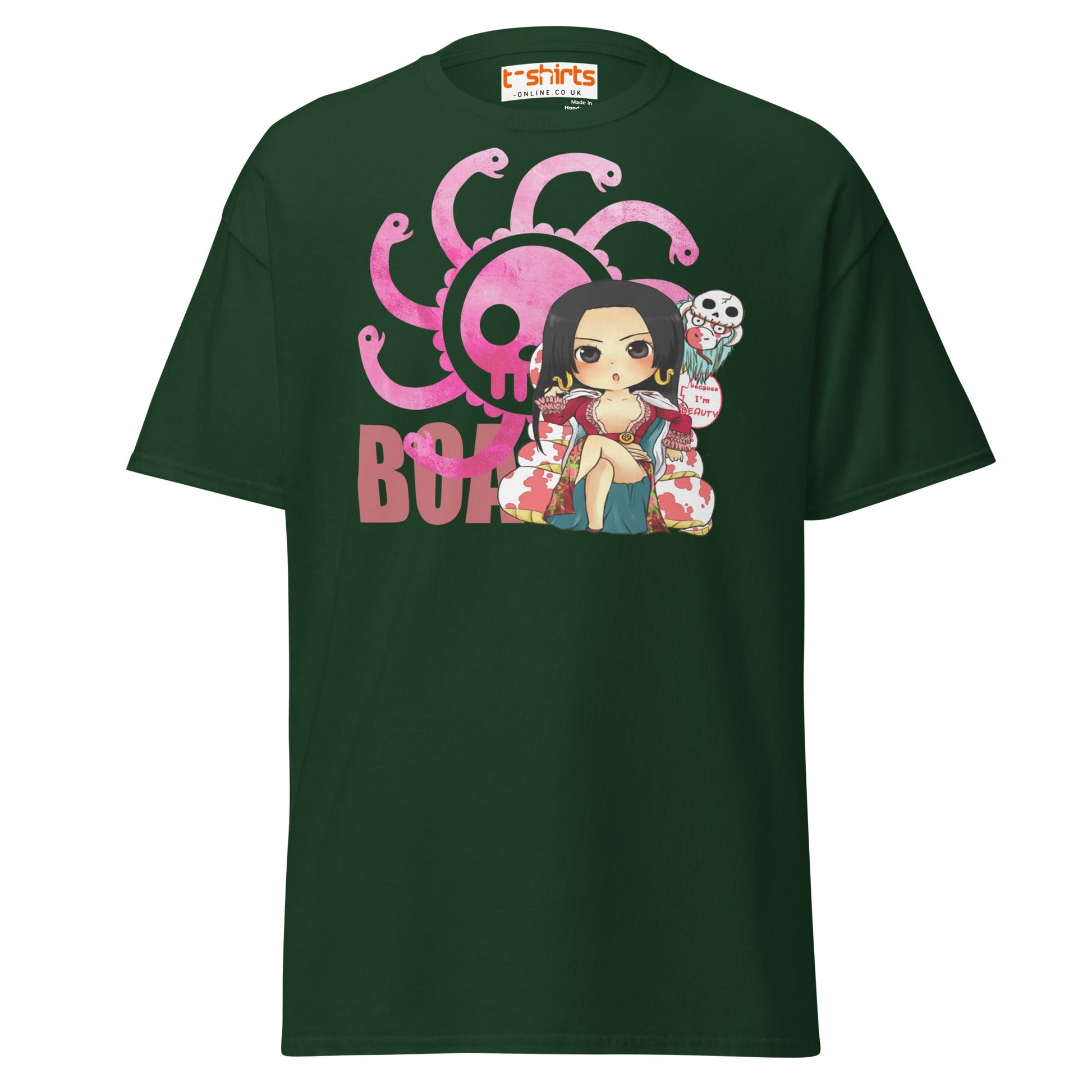 Chibi Beauty T-Shirt - Forest Green - T-Shirts Online