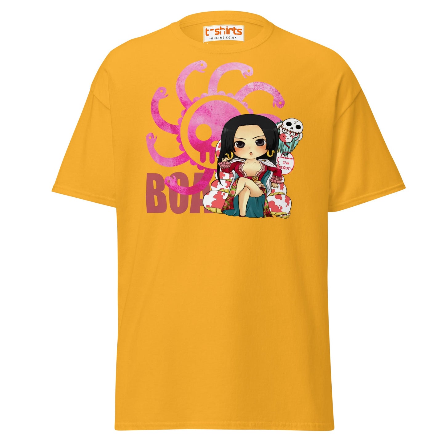 Chibi Beauty T-Shirt - Gold - T-Shirts Online