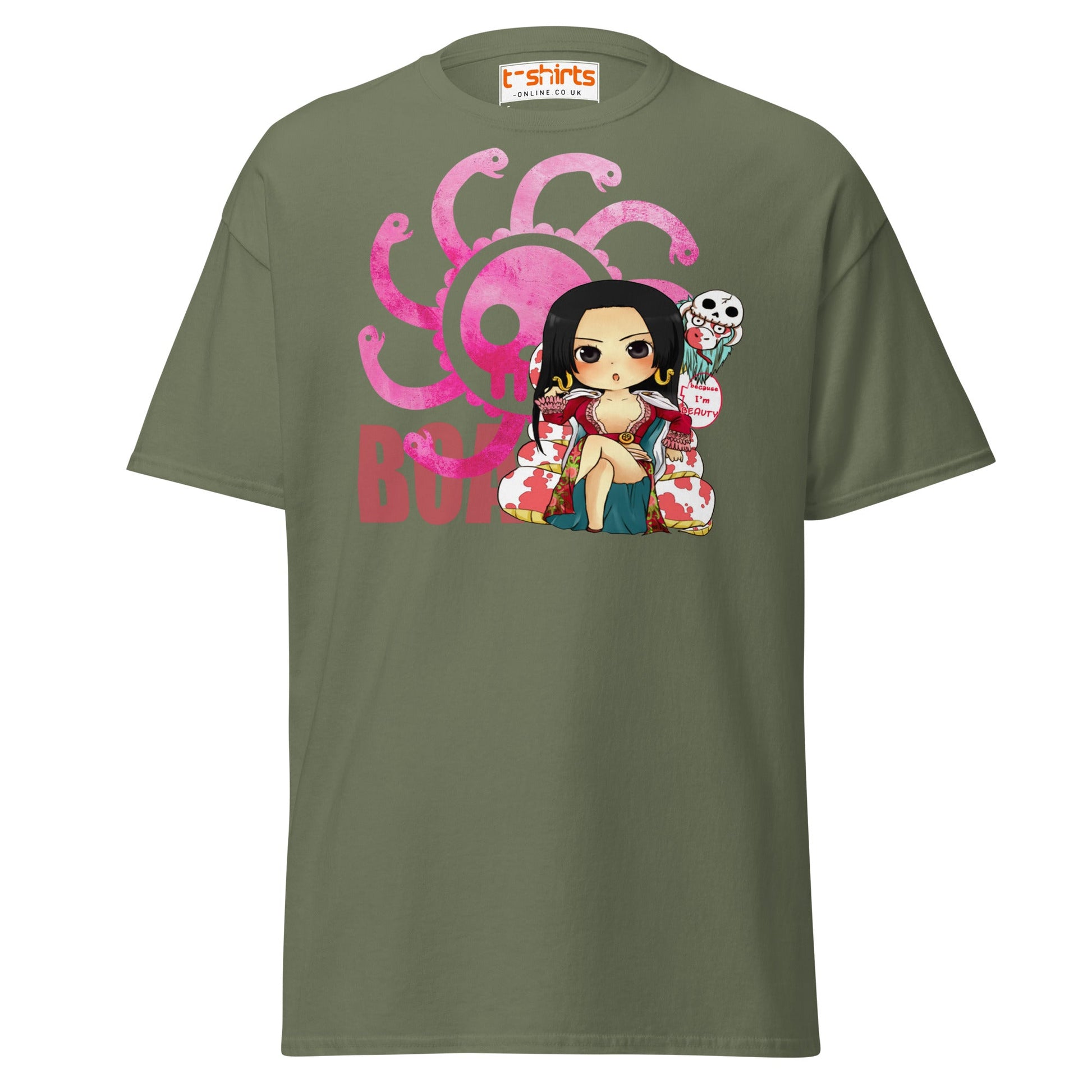 Chibi Beauty T-Shirt - Military Green - T-Shirts Online