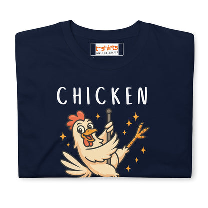 Chicken Strips T-Shirt | Unisex Softstyle T-Shirt - Black - T-Shirts Online