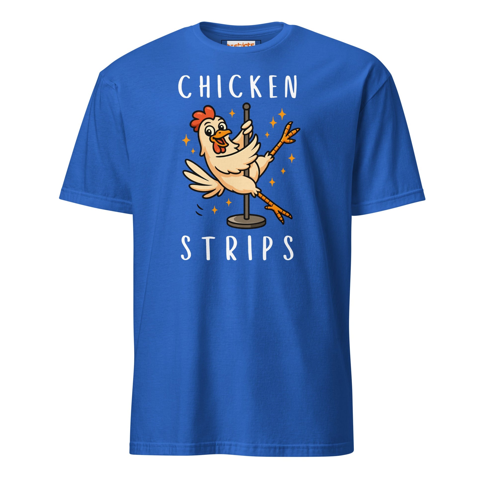 Chicken Strips T-Shirt | Unisex Softstyle T-Shirt - Royal - T-Shirts Online