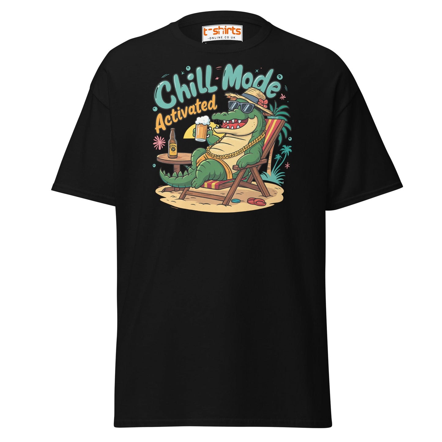 Chill Mode Activated T-Shirt - Black - T-Shirts Online
