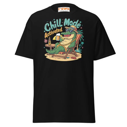 Chill Mode Activated T-Shirt - Black - T-Shirts Online