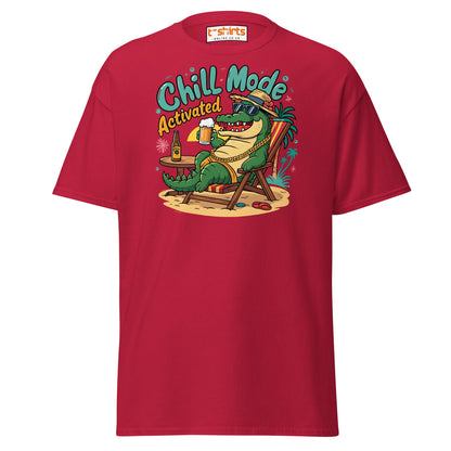 Chill Mode Activated T-Shirt - Cardinal - T-Shirts Online