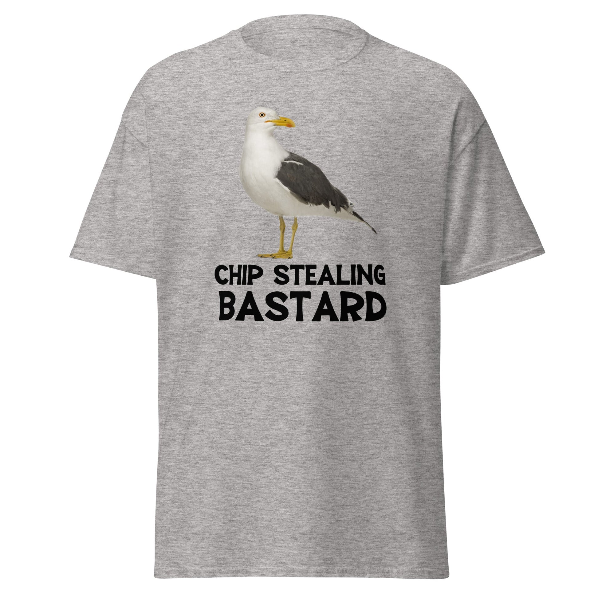 Chip Stealing Bastard | Meme T-Shirt - Sport Grey - T-Shirts Online