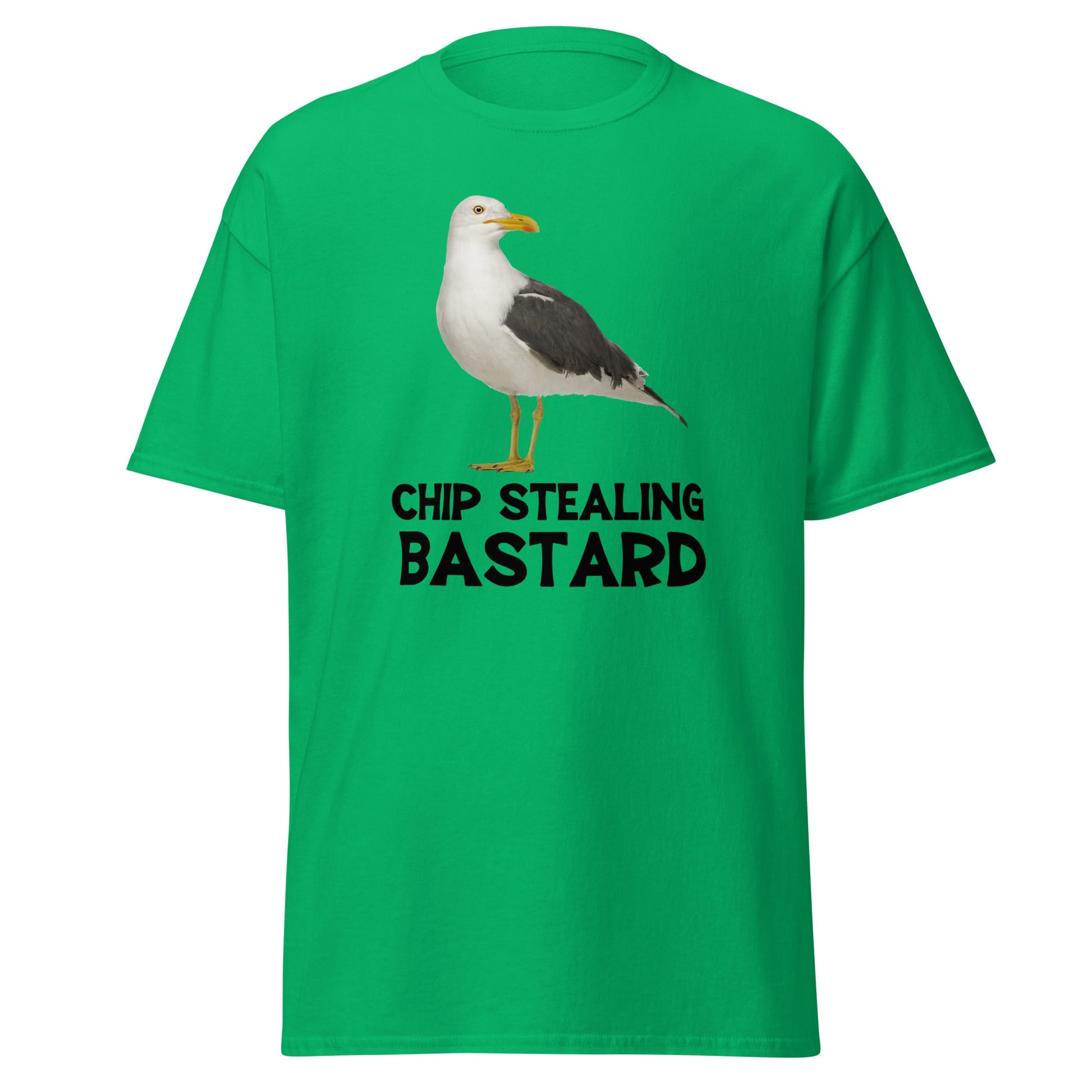Chip Stealing Bastard | Meme T-Shirt - Irish Green - T-Shirts Online