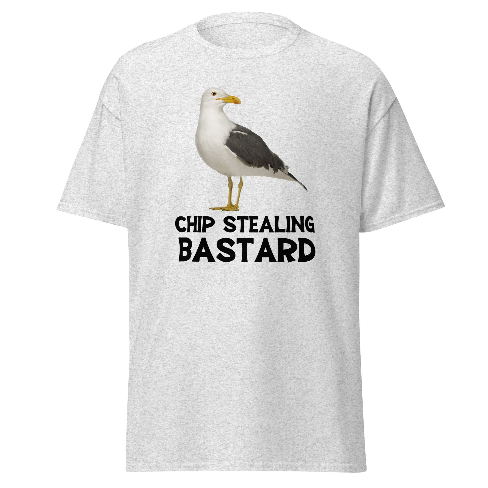 Chip Stealing Bastard | Meme T-Shirt - Ash - T-Shirts Online