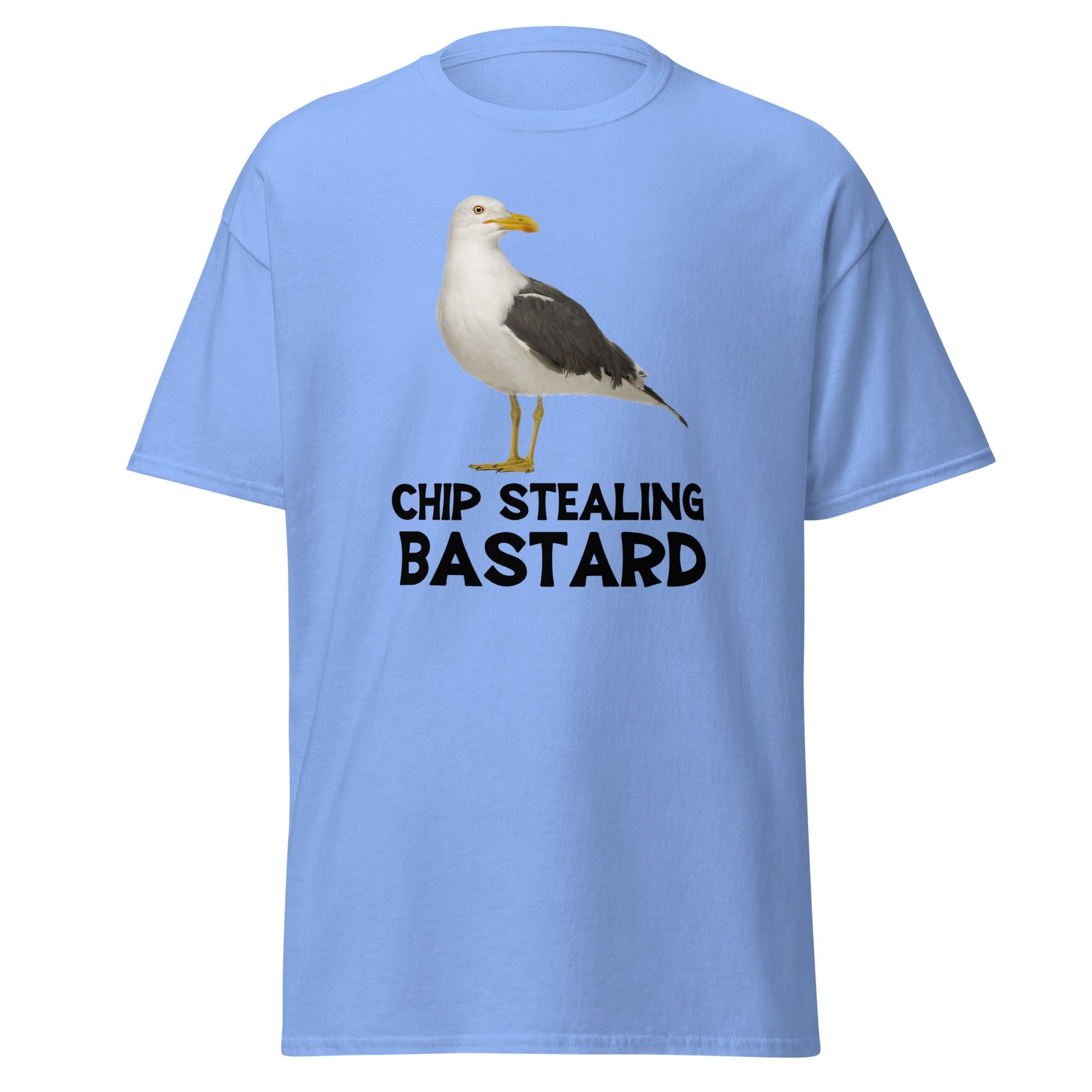 Chip Stealing Bastard | Meme T-Shirt - Carolina Blue - T-Shirts Online