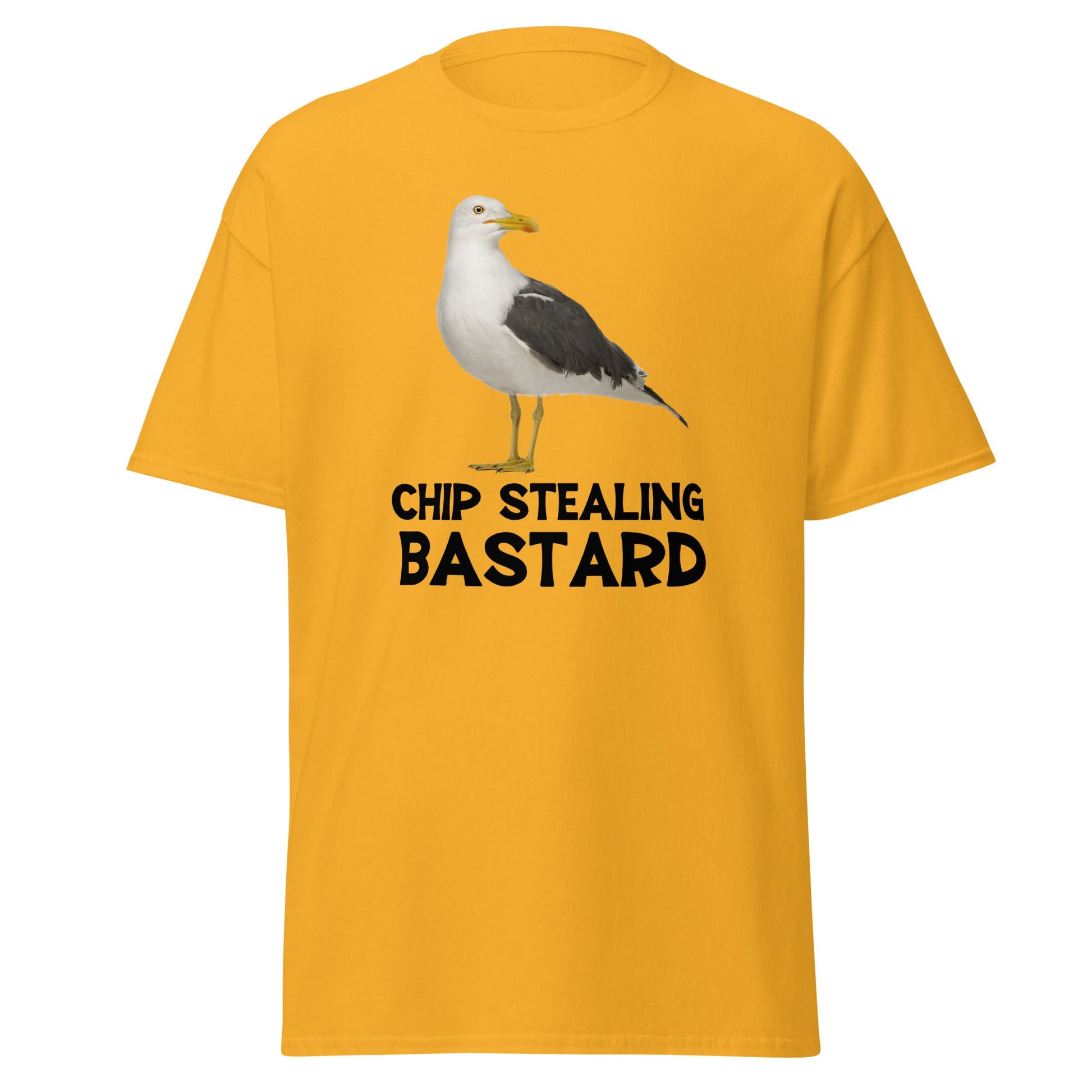Chip Stealing Bastard | Meme T-Shirt - Gold - T-Shirts Online
