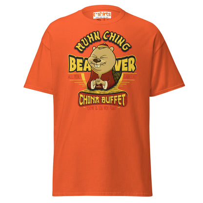 Chow Til You Wok Funny T-Shirt | Buffet Joke Tee - Orange - T-Shirts Online