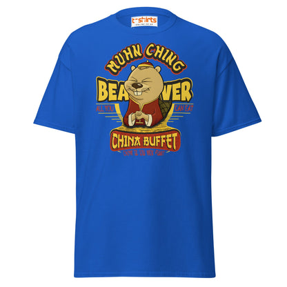 Chow Til You Wok Funny T-Shirt | Buffet Joke Tee - Royal - T-Shirts Online