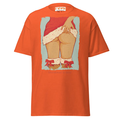 Christmas is Sexy T-Shirt | Cheeky Holiday Adult Tee - Orange - T-Shirts Online