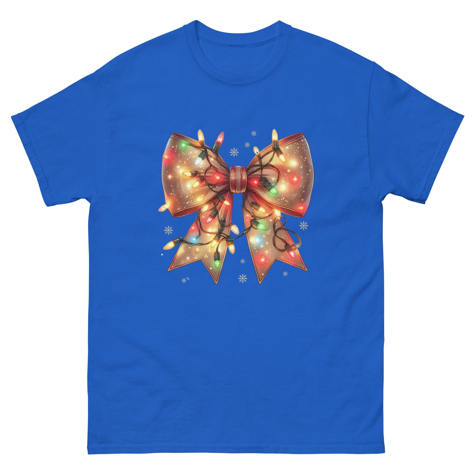 Christmas Light Coquette | Christmas T-Shirt - Royal - T-Shirts Online