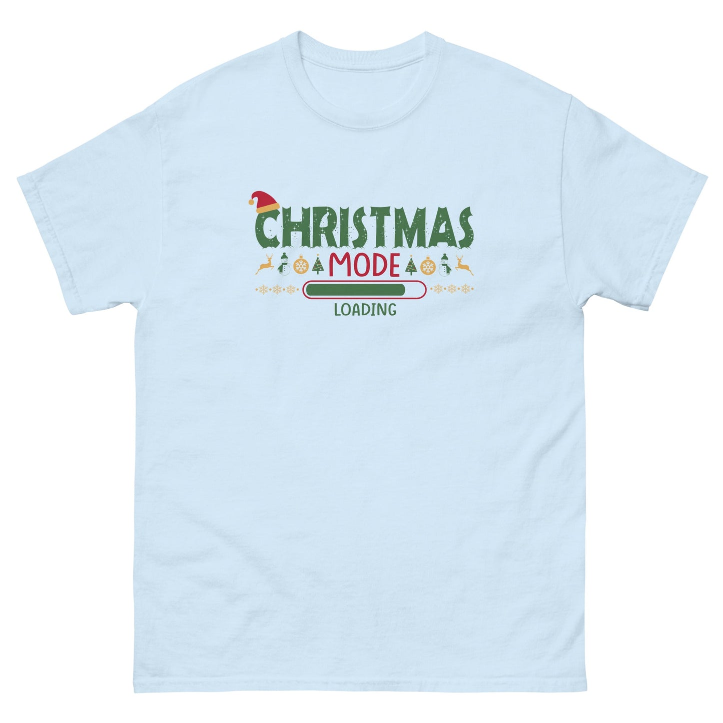 Christmas Mode | Xmas T-Shirt - Light Blue - T-Shirts Online