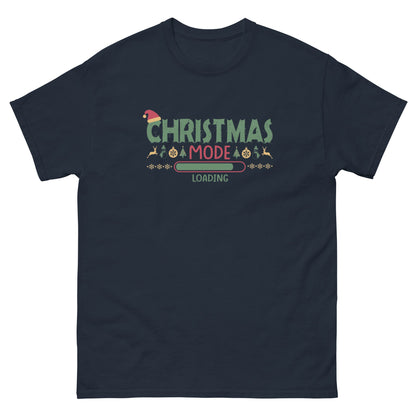 Christmas Mode | Xmas T-Shirt - Navy - T-Shirts Online