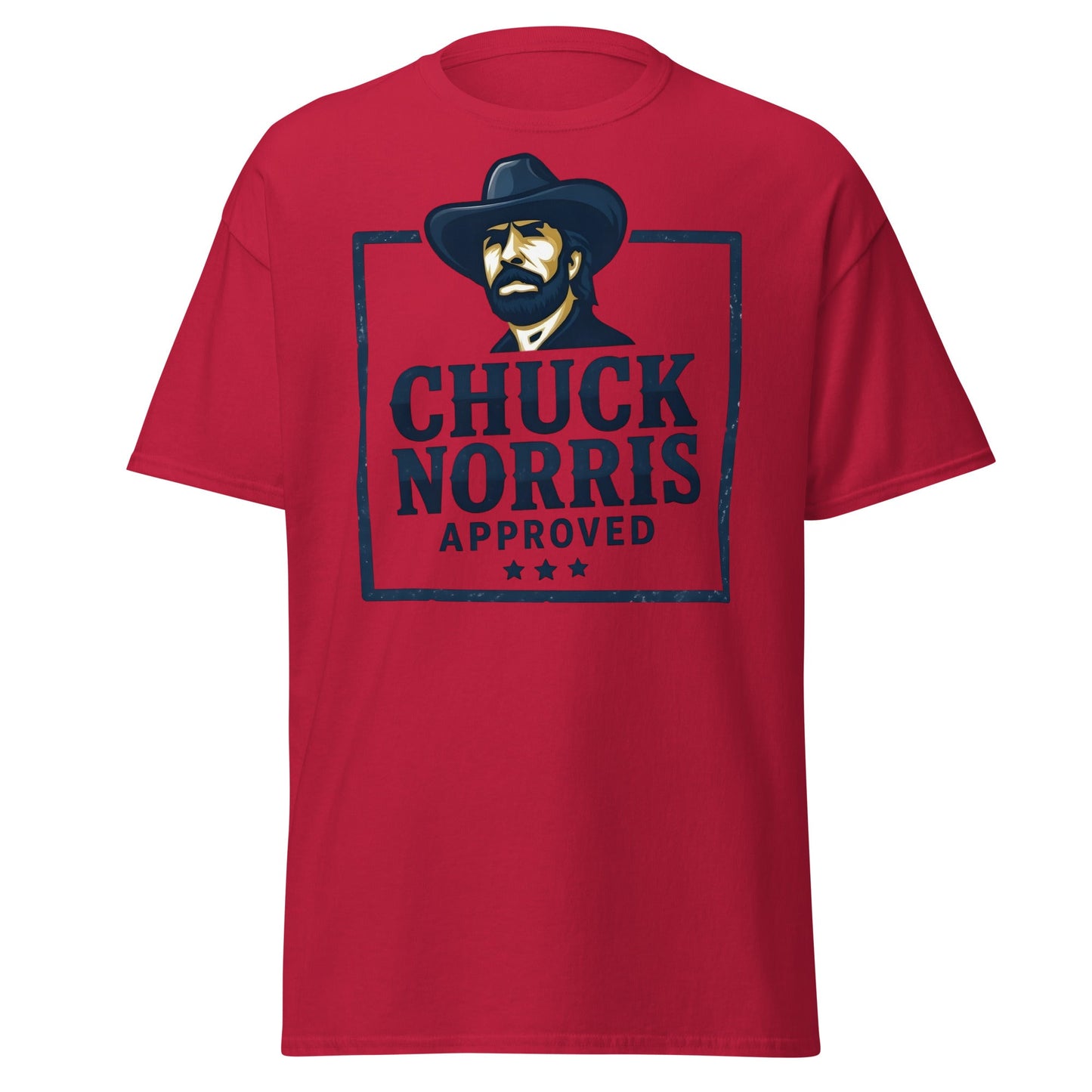 Chuck Norris Approved T-Shirt - Legend Graphic Tee - Cardinal - T-Shirts Online