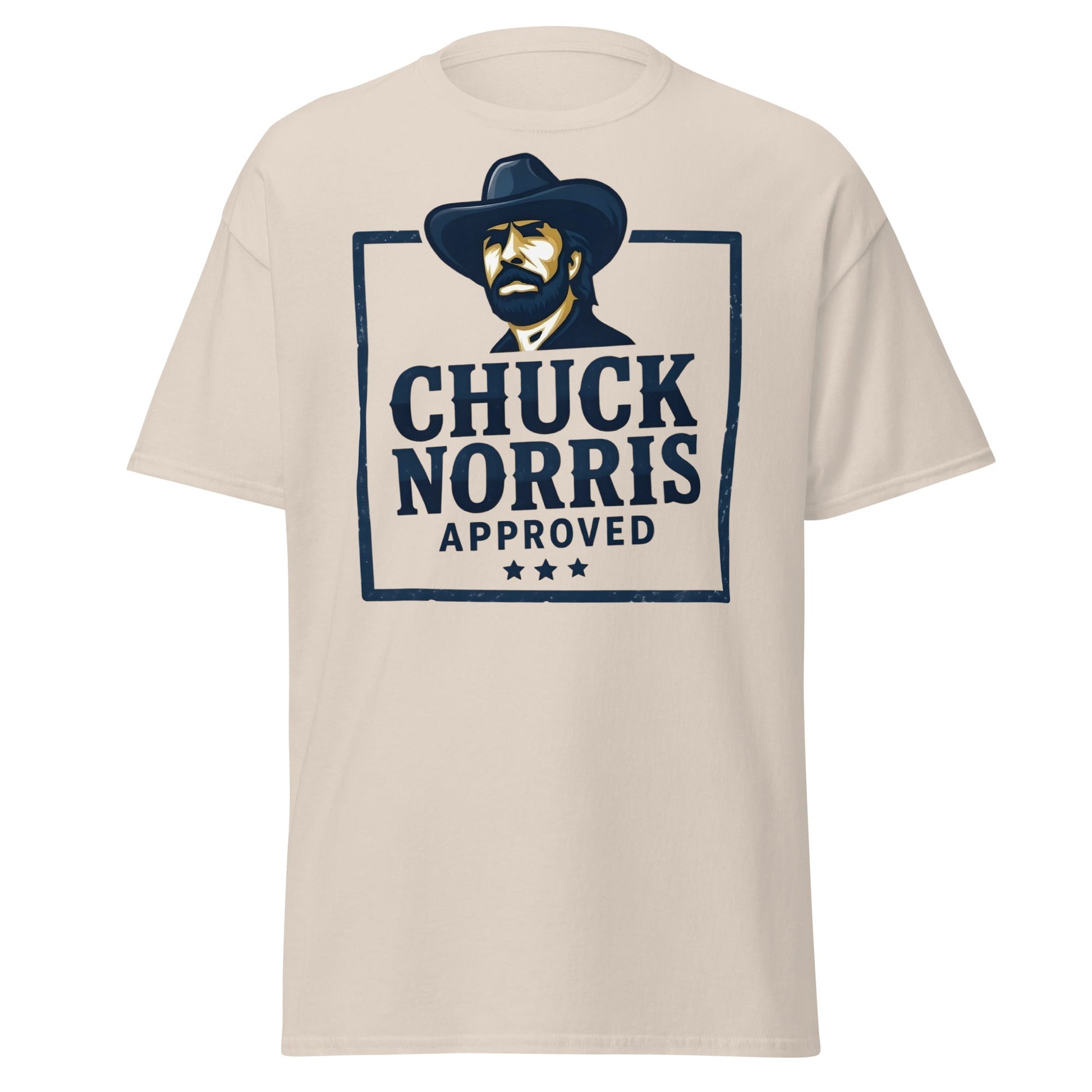 Chuck Norris Approved T-Shirt - Legend Graphic Tee - Natural - T-Shirts Online