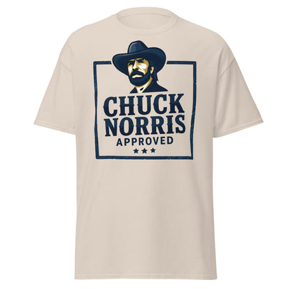 Chuck Norris Approved T-Shirt - Legend Graphic Tee - Natural - T-Shirts Online