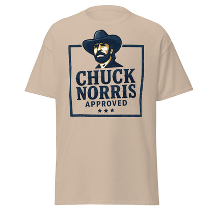 Chuck Norris Approved T-Shirt - Legend Graphic Tee - Sand - T-Shirts Online