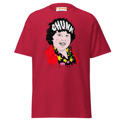 Chunk Cartoon T-Shirt | Funny Retro Movie Parody Tee - Cardinal - T-Shirts Online