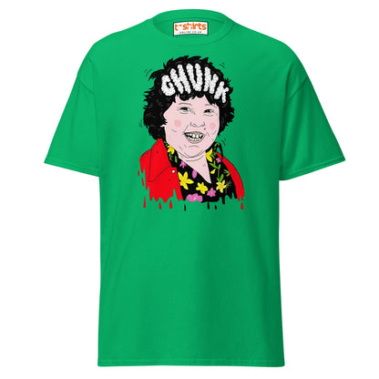 Chunk Cartoon T-Shirt | Funny Retro Movie Parody Tee - Irish Green - T-Shirts Online