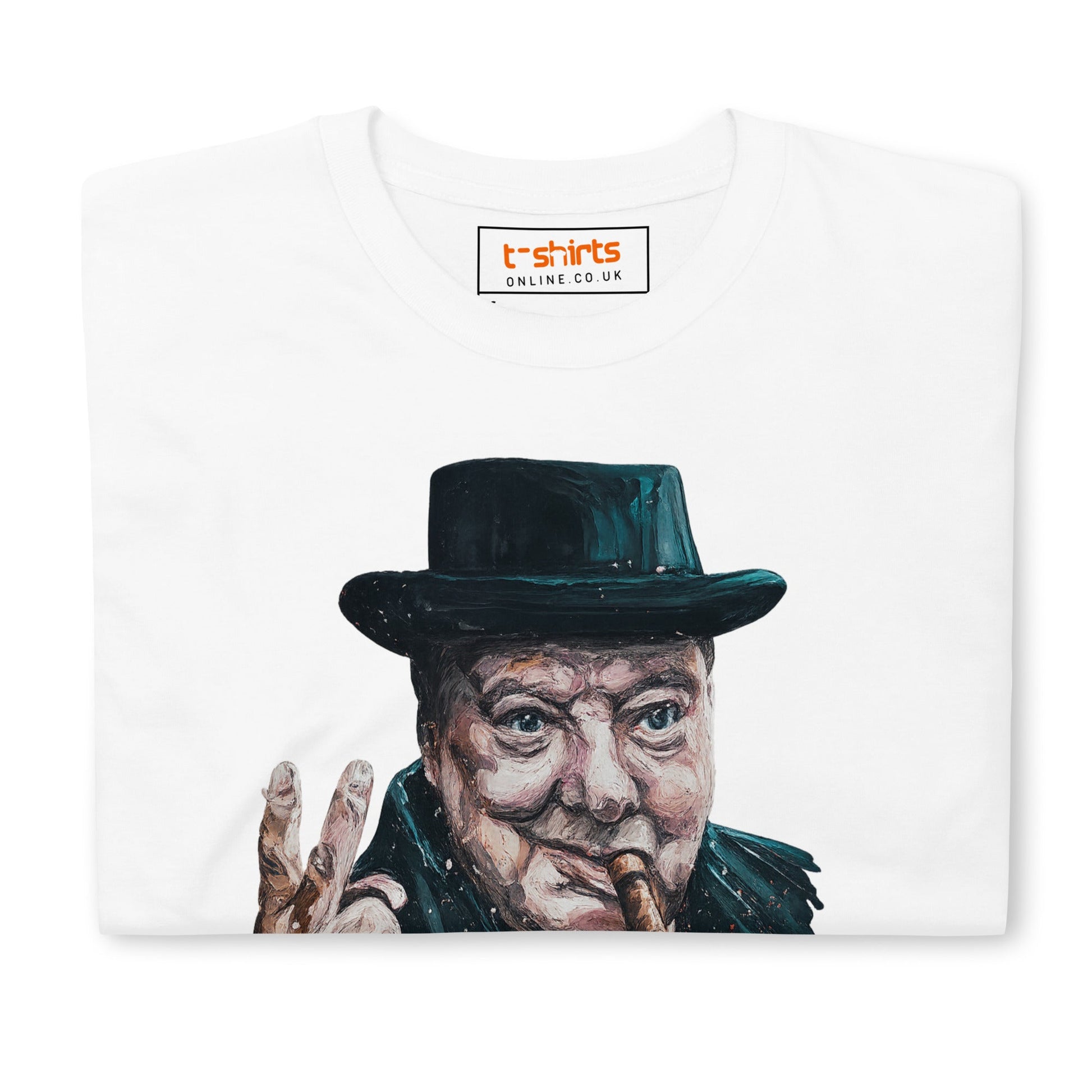 Churchill T-Shirt | Winston Churchill Iconic Quote Tee - Natural - T-Shirts Online