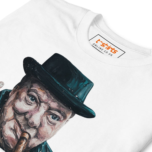 Churchill T-Shirt | Winston Churchill Iconic Quote Tee - Natural - T-Shirts Online