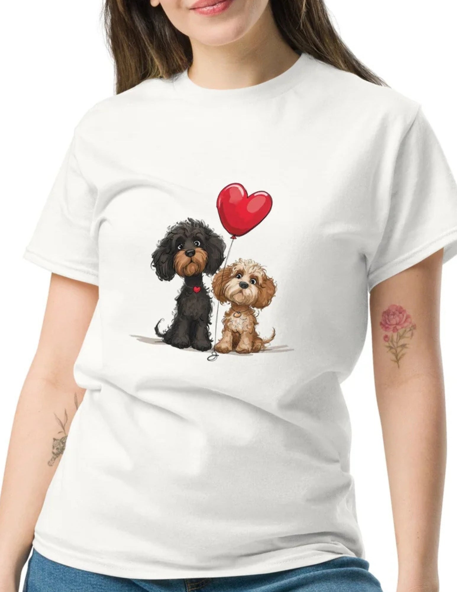 Cockapoo Love | Cockapoo T-Shirt - Black - T-Shirts Online