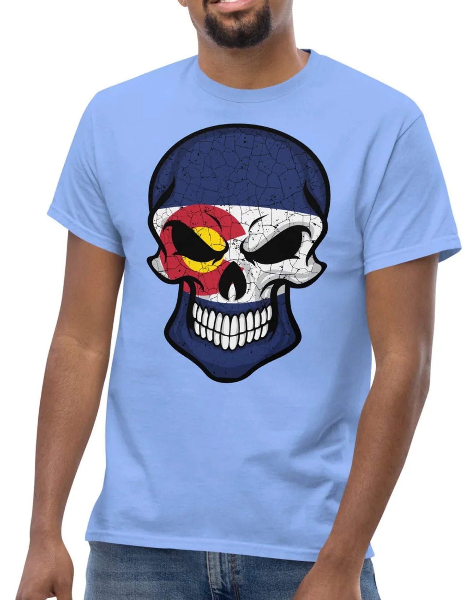 Colorado Skull | Skull T-Shirt - Black - T-Shirts Online