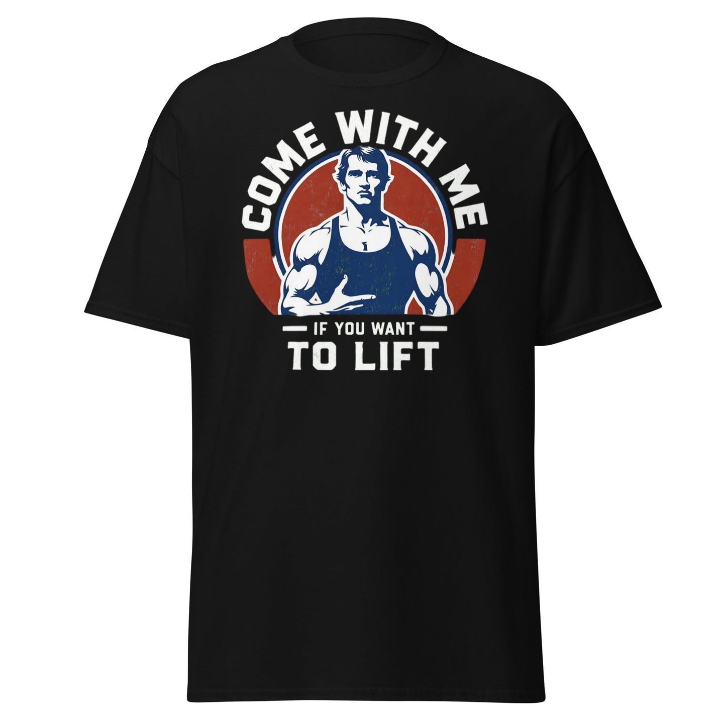 Come With Me If You Want To Lift Gym Bodybuilding T-Shirt - Black - T-Shirts Online