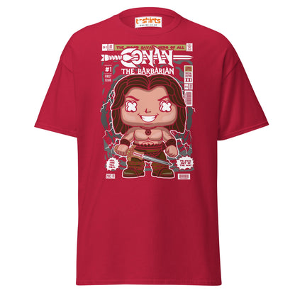 Conan the Barbarian Funko Style T-Shirt - Cardinal - T-Shirts Online