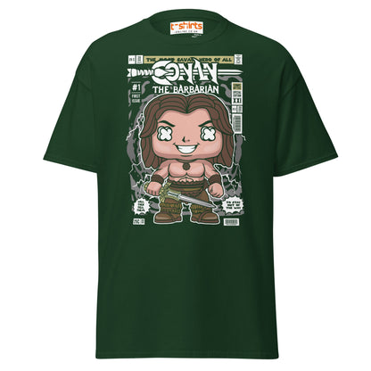 Conan the Barbarian Funko Style T-Shirt - Forest Green - T-Shirts Online