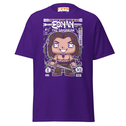 Conan the Barbarian Funko Style T-Shirt - Purple - T-Shirts Online