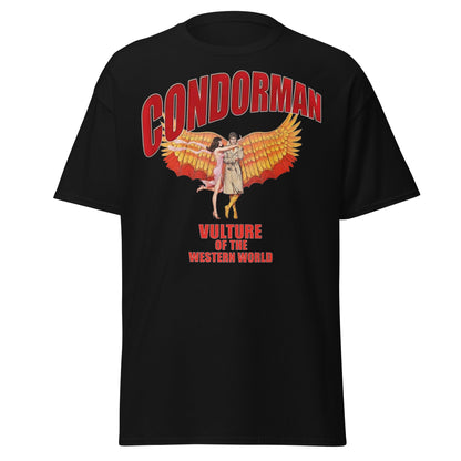 Condorman T-Shirt | Vulture of the Western World Retro Tee - Black - T-Shirts Online