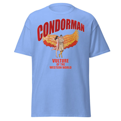 Condorman T-Shirt | Vulture of the Western World Retro Tee - Carolina Blue - T-Shirts Online