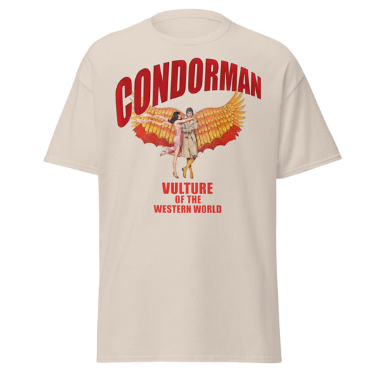 Condorman T-Shirt | Vulture of the Western World Retro Tee - Natural - T-Shirts Online