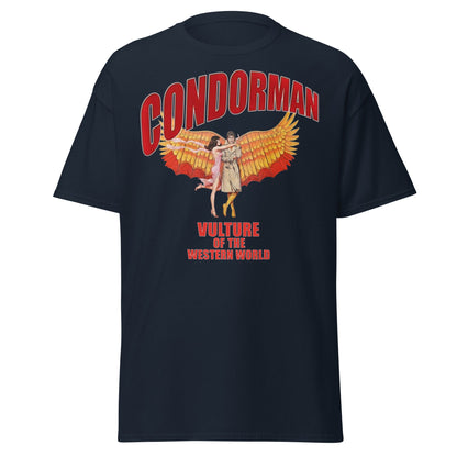 Condorman T-Shirt | Vulture of the Western World Retro Tee - Navy - T-Shirts Online