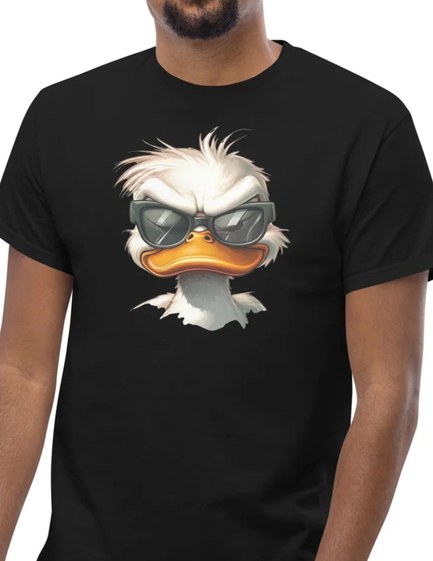 Cool as Duck | Duck T-Shirt - Black - T-Shirts Online