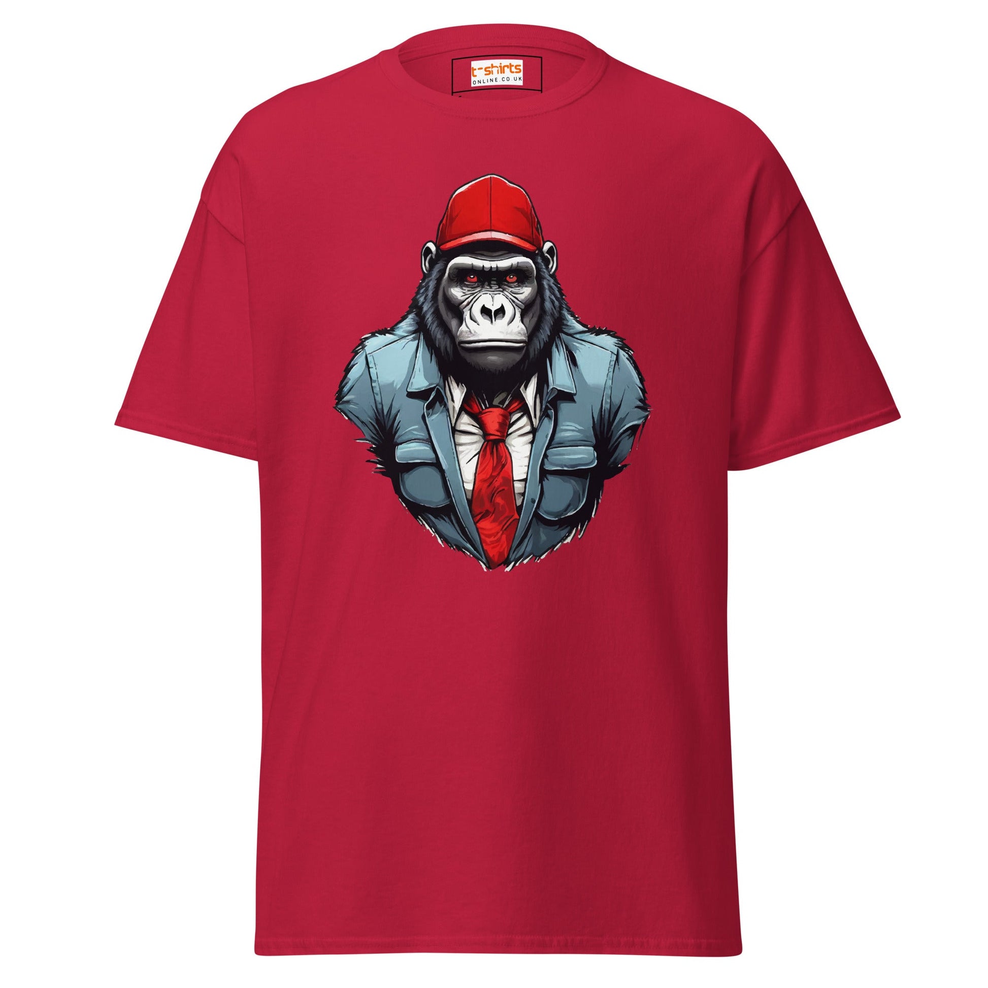 Cool Gorilla | Gorilla T-Shirt - Cardinal - T-Shirts Online