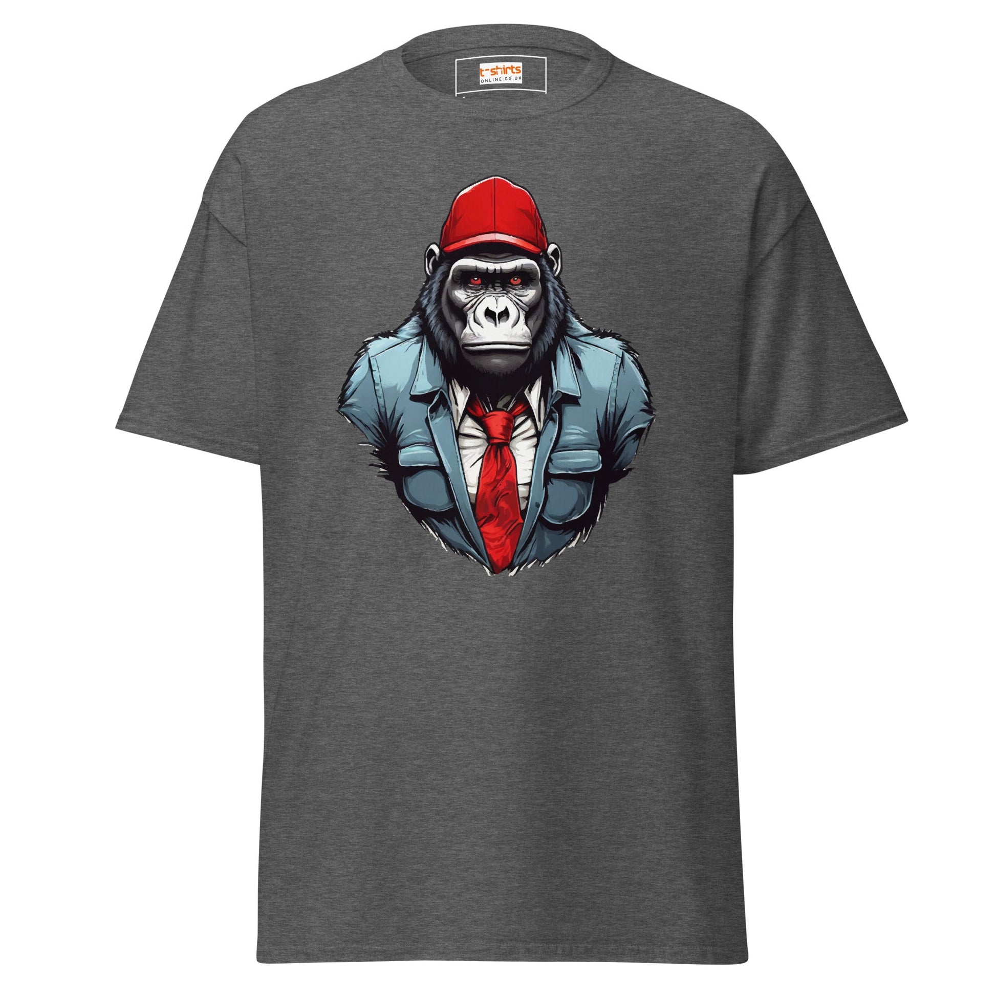 Cool Gorilla | Gorilla T-Shirt - Dark Heather - T-Shirts Online